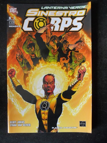 Lanterna verde sinestro - sinestro, corps