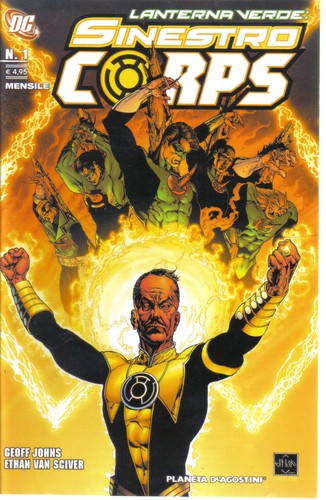 Lanterna verde sinestro - sinestro, corps